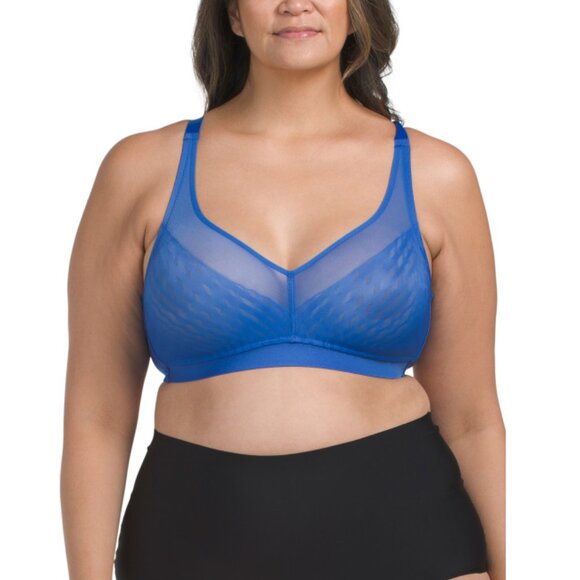 WACOAL Blue Full Figure Elevated Allure Wireless Bra - Picture 1 of 2